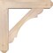 Ekena Millwork Olympic Craftsman Smooth Bracket w/ Offset Brace, Douglas Fir, 7 1/2"W x 36"D x 36"H BKT0806X36X36OLY04SDF - alternate 4